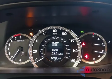 2016 Honda Accord Ex-L from USA, damaged, VIN 1HGCR2F96GA035992